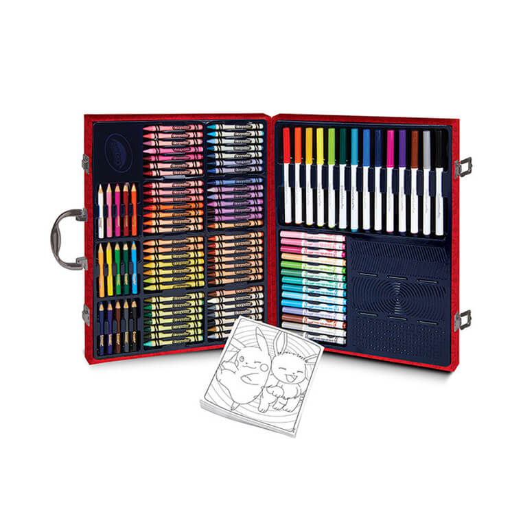 Zestaw artystyczny w walizce 115 el. Pokemon 5+ / Crayola