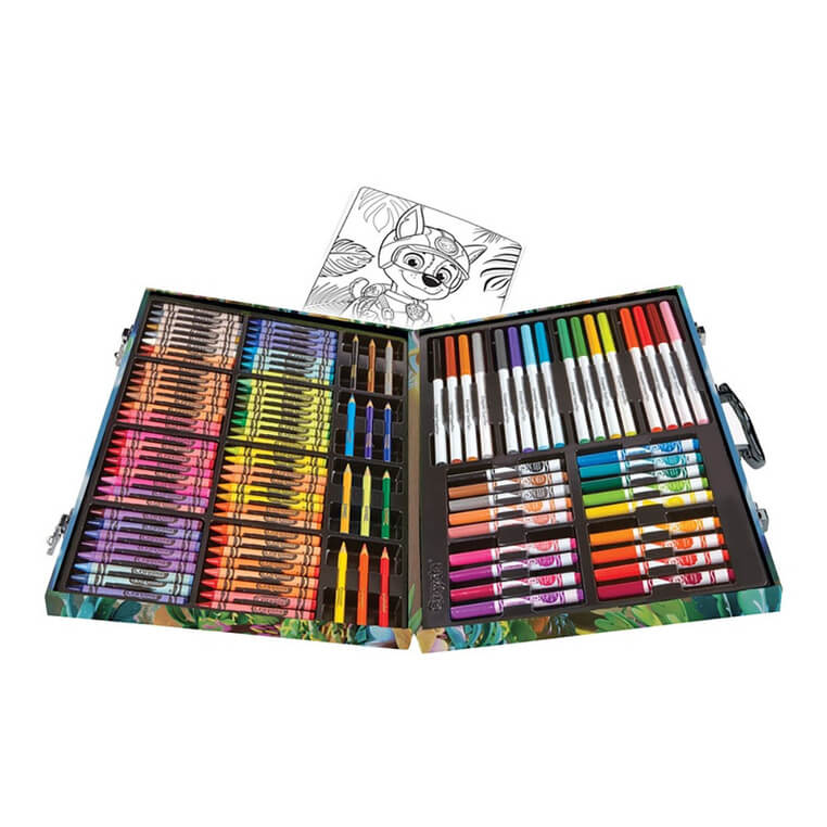 Zestaw artystyczny w walizce 115 el. Psi Patrol 5+ / Crayola