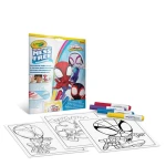 Kolorowanka dla dzieci i 4 niebrudzące magiczne flamastry Color Wonder Mess Free Spidey i super-kumple 3+ / Crayola