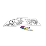 Kolorowanka dla dzieci i 4 niebrudzące magiczne flamastry Color Wonder Mess Free Spidey i super-kumple 3+ / Crayola