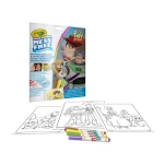 Kolorowanka dla dzieci i 4 niebrudzące magiczne flamastry Color Wonder Mess Free Toy Story 3+ / Crayola