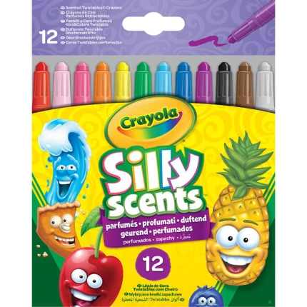 Kredki wykręcane zapachowe Silly Scents 12szt. / Crayola