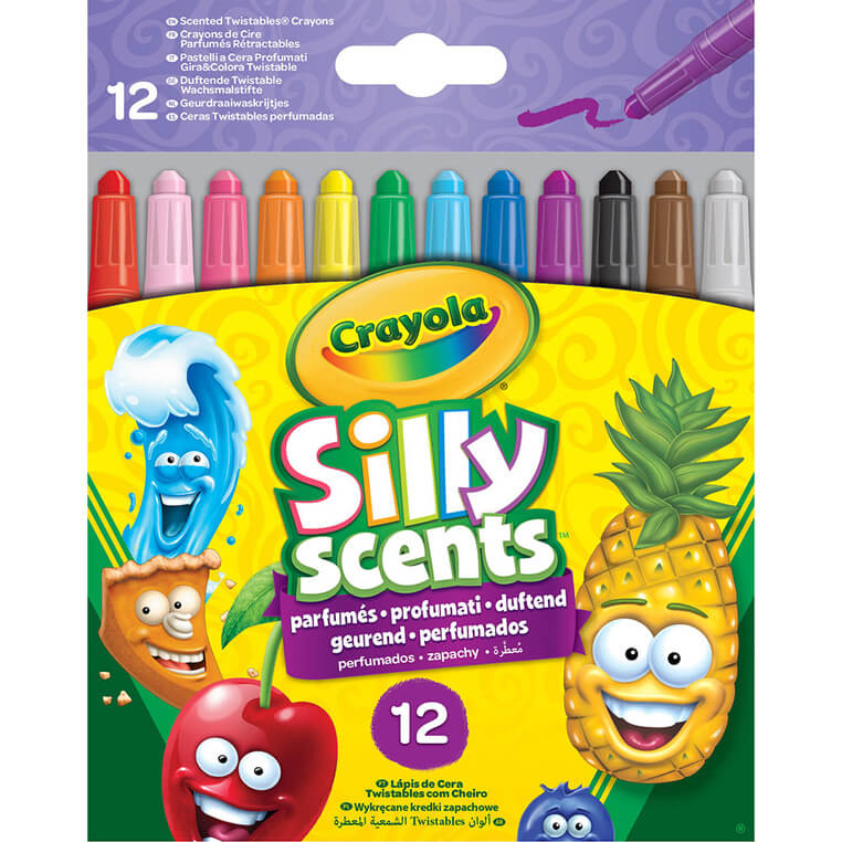 Kredki wykręcane zapachowe Silly Scents 12szt. / Crayola