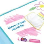 Zmywalna mata do rysowania dla dzieci 60x90 cm + 4 flamastry Mini Kids 3+ / Crayola