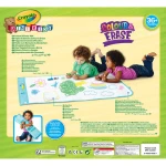 Zmywalna mata do rysowania dla dzieci 60x90 cm + 4 flamastry Mini Kids 3+ / Crayola