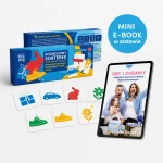 Rozwojowy sorterek - zestaw gier karcianych + mini e-book 2+ / rozwojowa mama