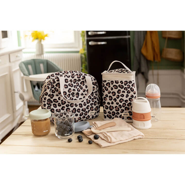 Torba izotermiczna na posiłek 3L Leopard clay / Beaba