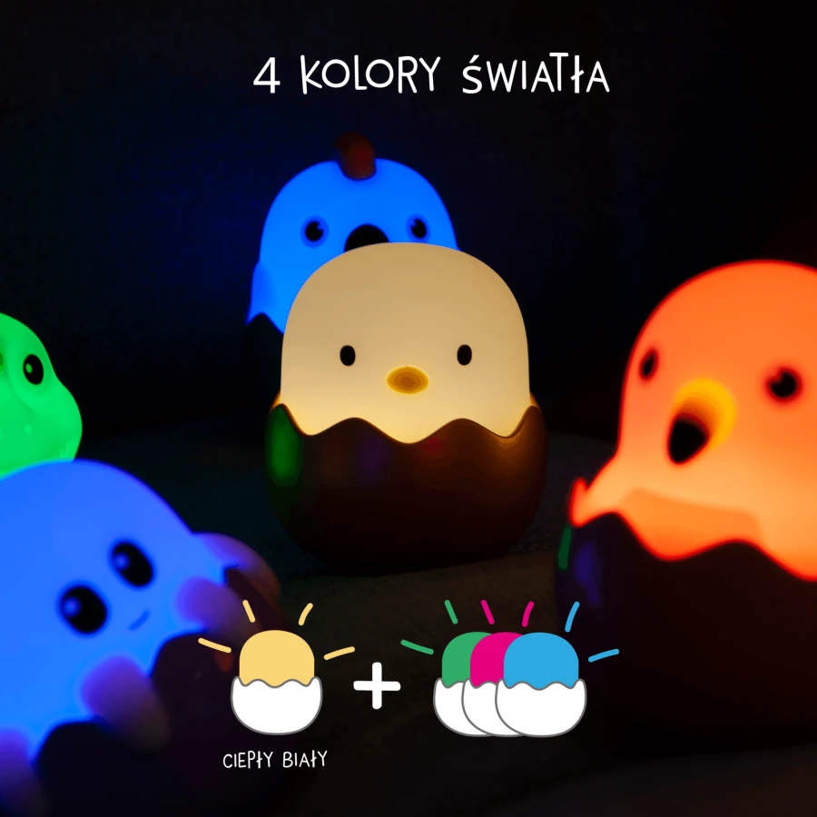 EGGY'S MYSTERY LIGHTS - Mini lampki niespodzianki / Eggy&Friends