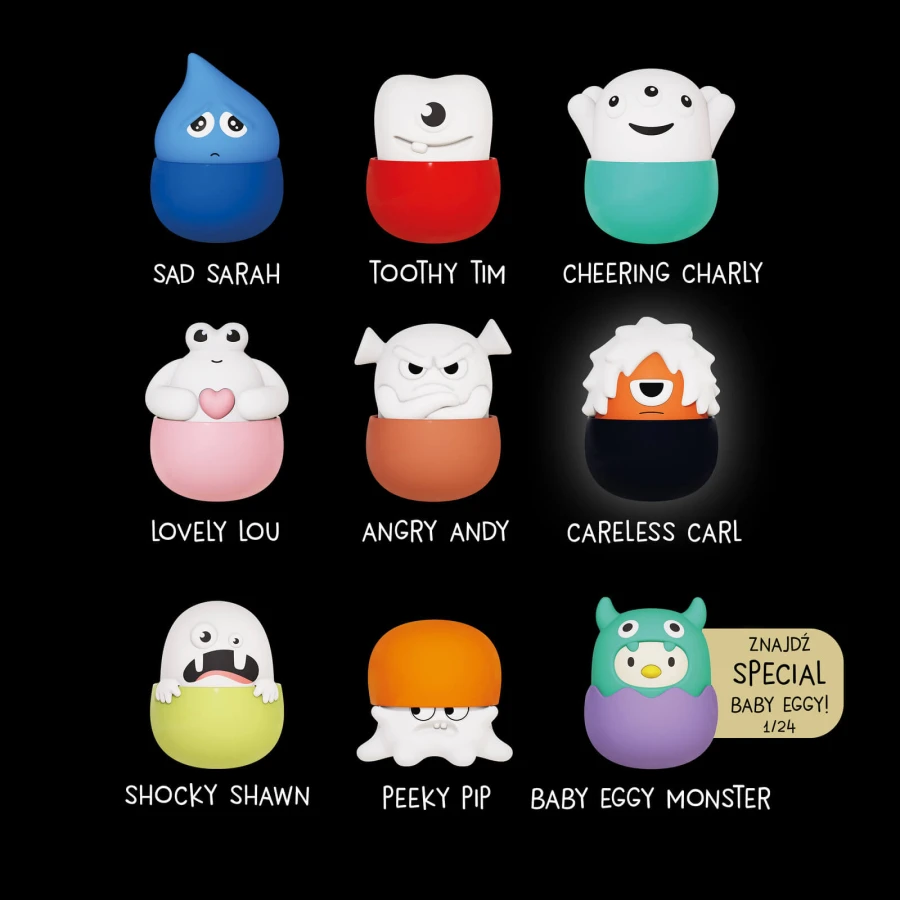 EGGY'S MYSTERY LIGHTS MONSTERS - Mini lampki niespodzianki / Eggy&Friends