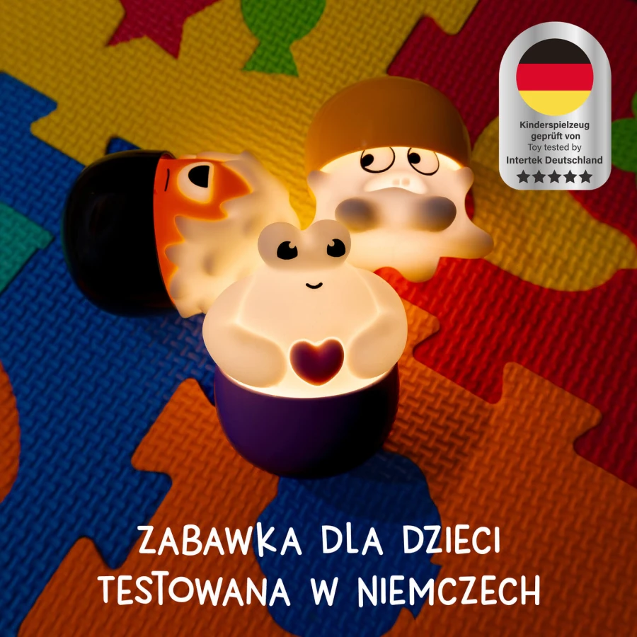 EGGY'S MYSTERY LIGHTS MONSTERS - Mini lampki niespodzianki / Eggy&Friends