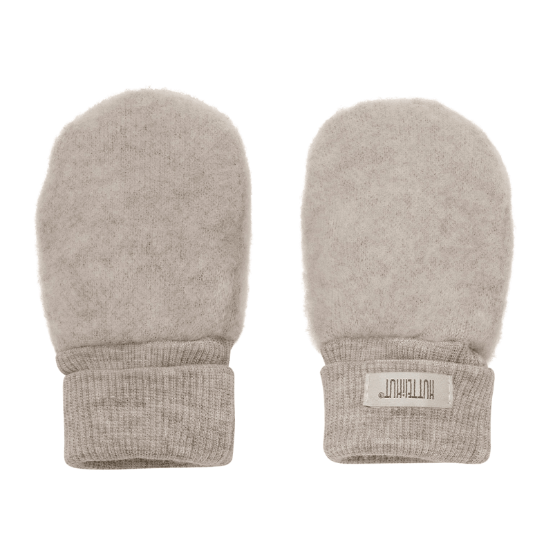 Rękawiczki 100% wełny merino - Camel Melange / HUTTELiHUT