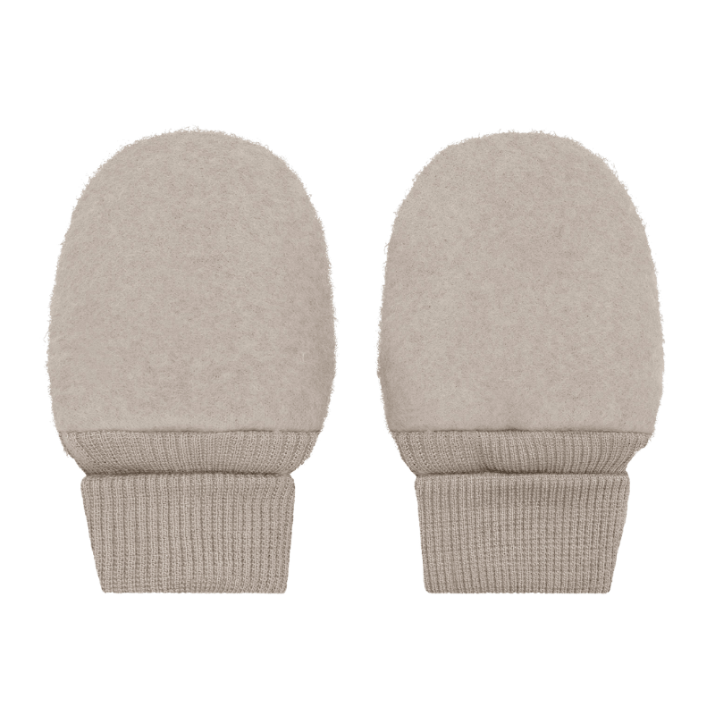 Rękawiczki 100% wełny merino - Camel Melange / HUTTELiHUT