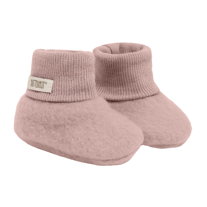 Buciki 100% wełny merino - Mahogany Rose / HUTTEliHUT