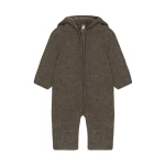 Kombinezon 100% wełny merino - Brown Melange / HUTTEliHUT