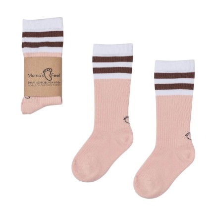 Podkolanówki OLD SCHOOL - beż. 0-1 lat / Mama's Feet