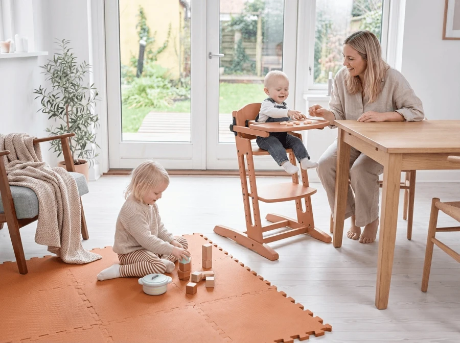 Tacka DanTray do krzesełka DanChair - mocca mousse / BabyDan