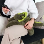 Pluszowy obciążeniowy dinozaur Podcoll Histoire d'Ours - ciemny zielony / Histoire d'Ours