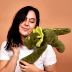 Pluszowy obciążeniowy dinozaur Podcoll Histoire d'Ours - ciemny zielony / Histoire d'Ours