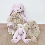Pluszowy królik Histoire d'Ours, 40 cm - różowy / Histoire d’Ours