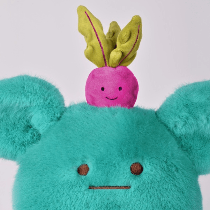 DOUDOU - MIAM! Billie Radish, niebieska rzodkiewka, 60 cm / Doudou et Compagnie