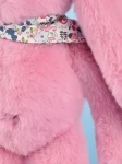 DOUDOU - pluszowy królik Lapin Fleurette, różowy grenadine / Doudou et Compagnie