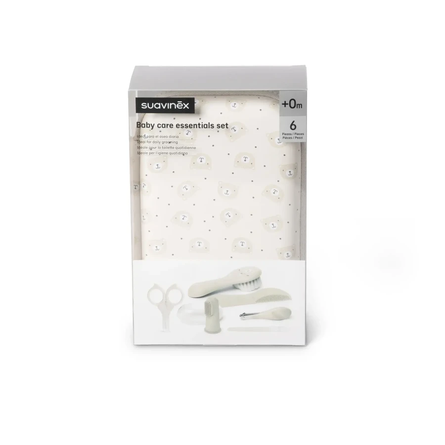 Zestaw do manicure dla niemowląt Wild&free - beżowy / Suavinex