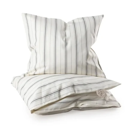 Komplet pościeli dziecięcej Junior - Cream stripe / Sebra