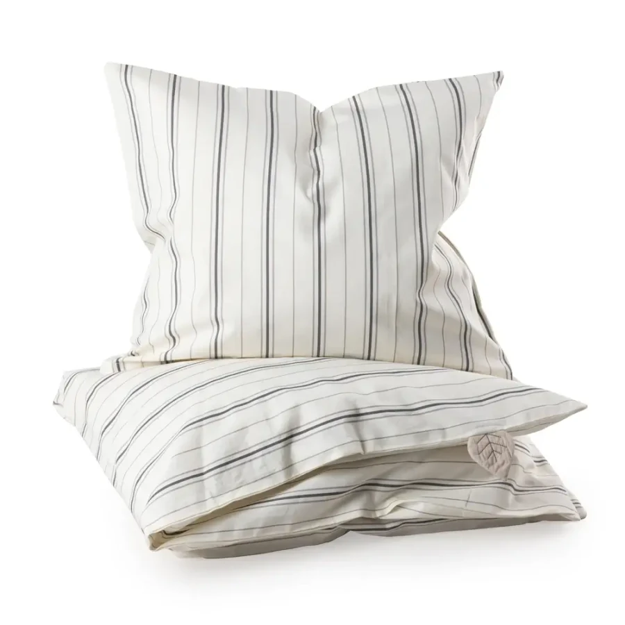 Komplet pościeli dziecięcej Junior - Cream stripe / Sebra