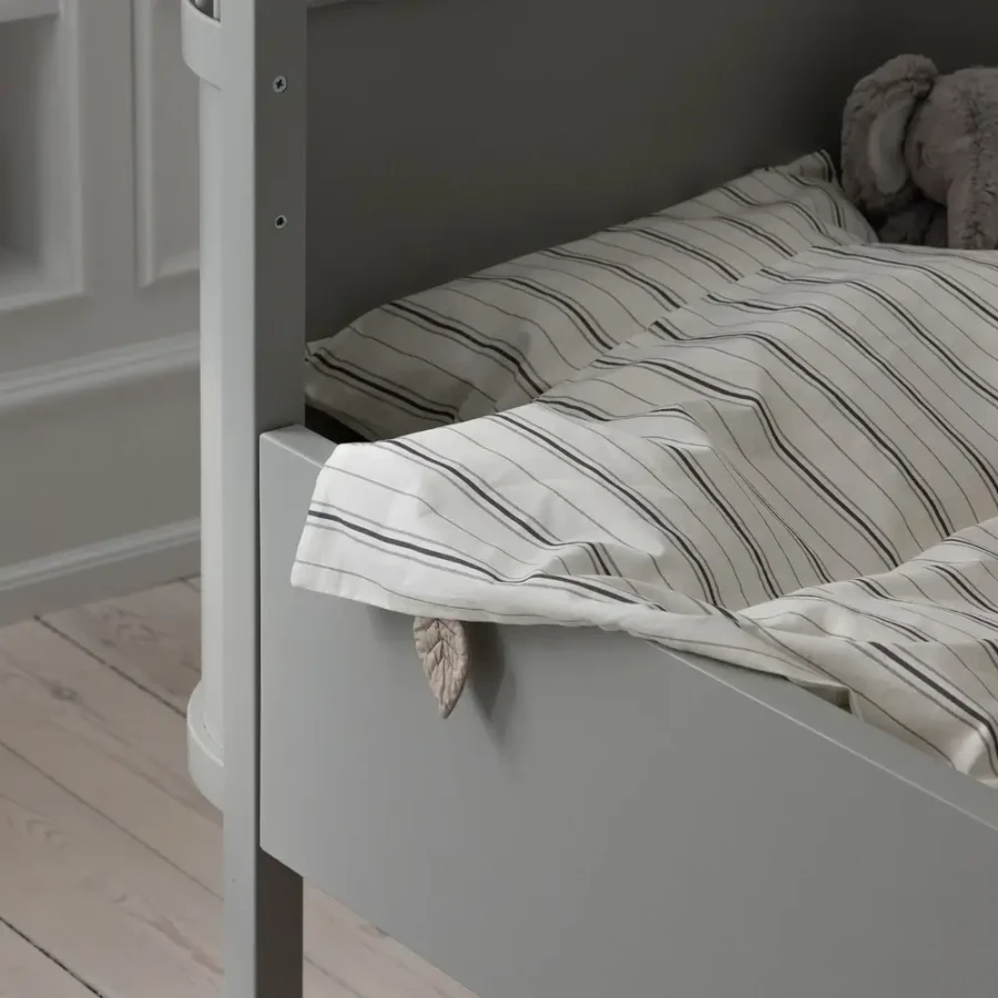 Komplet pościeli dziecięcej Junior - Cream stripe / Sebra