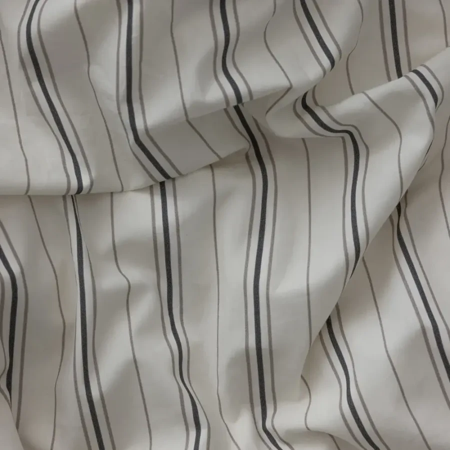 Komplet pościeli dziecięcej Junior - Cream stripe / Sebra