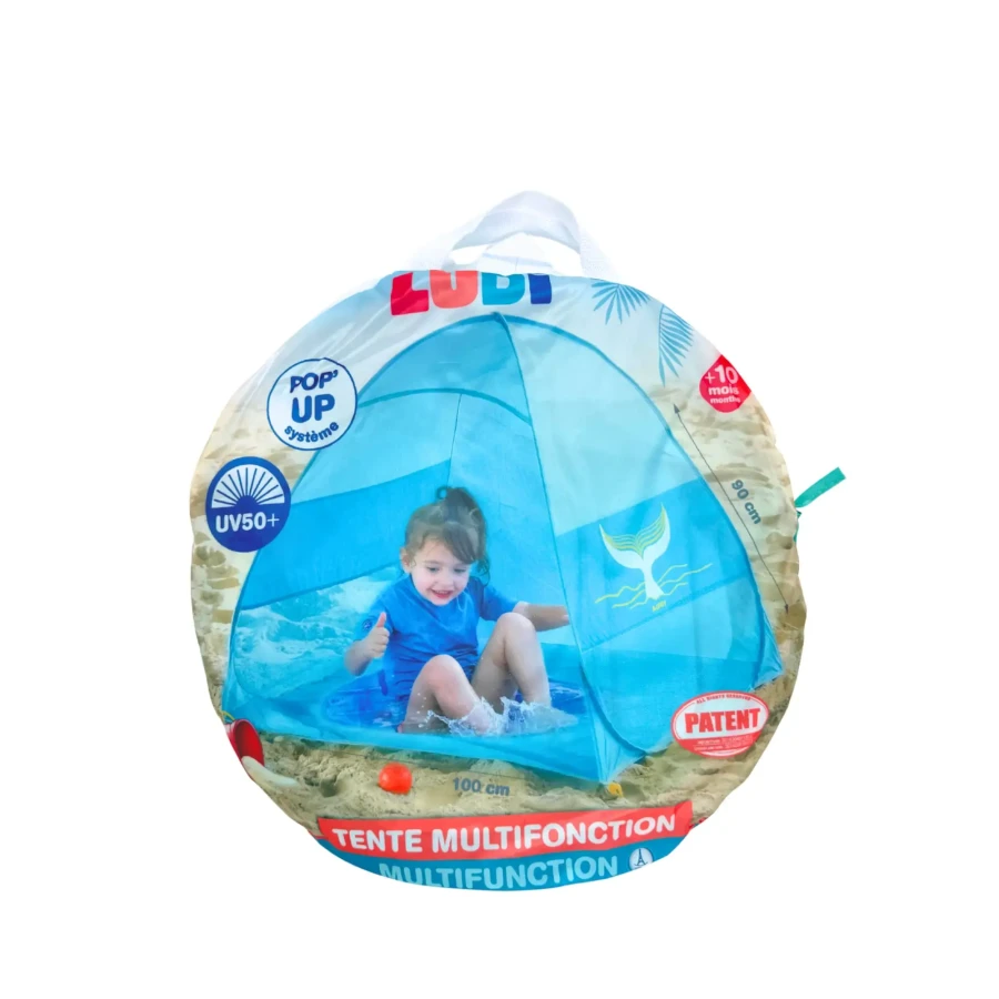 Namiot plażowy UV50 POP-UP z brodzikiem / LUDI