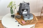 Zestaw na lunch Lunchbox + Tritanowa butelka - bidon 460 ml About Friends Szop / Lassig