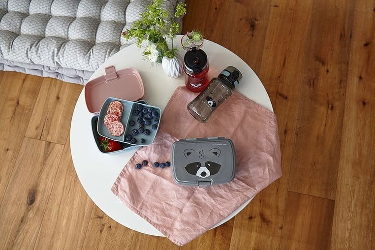 Zestaw na lunch Lunchbox + Tritanowa butelka - bidon 460 ml About Friends Szop / Lassig