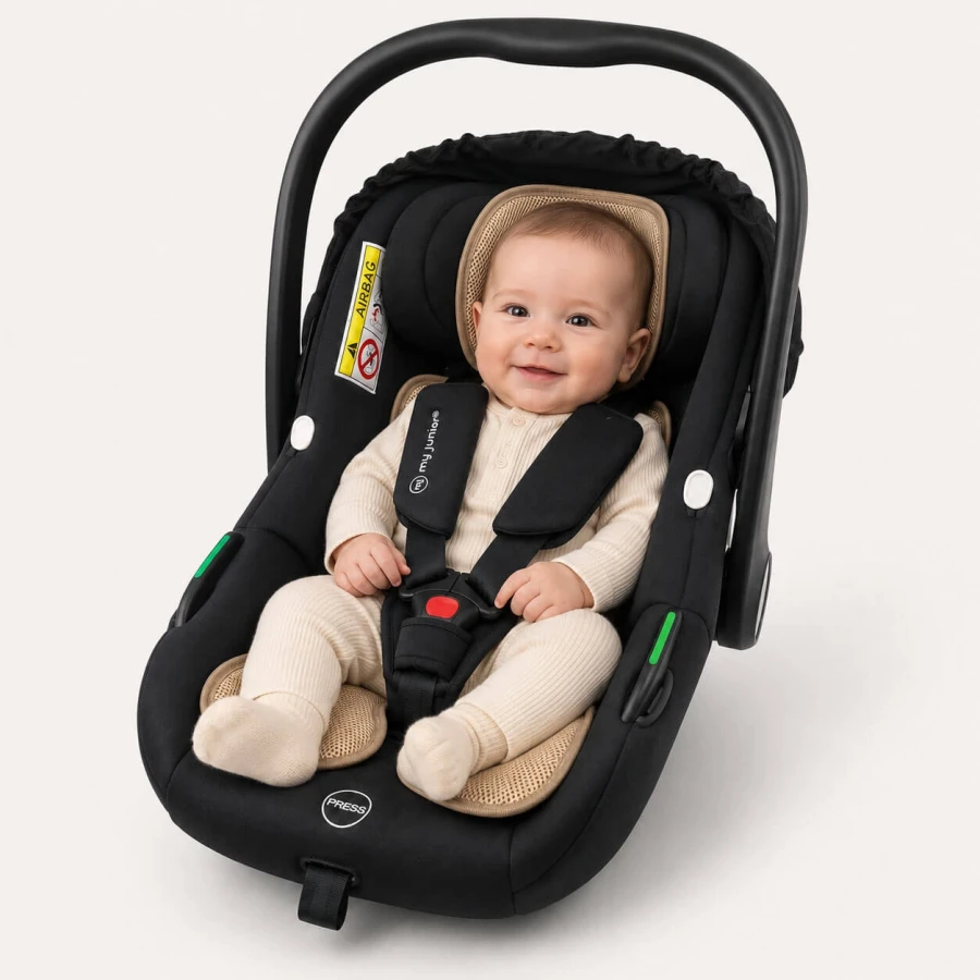 Oddychająca wkładka do fotelika Air Baby 0-13 kg - beige / Zaffiro