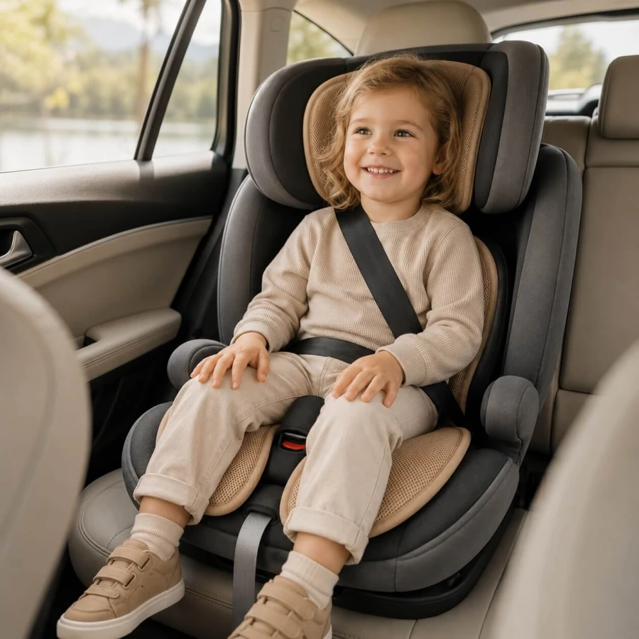 Oddychająca wkładka do fotelika Air Kid 9-18 kg - beige / Zaffiro