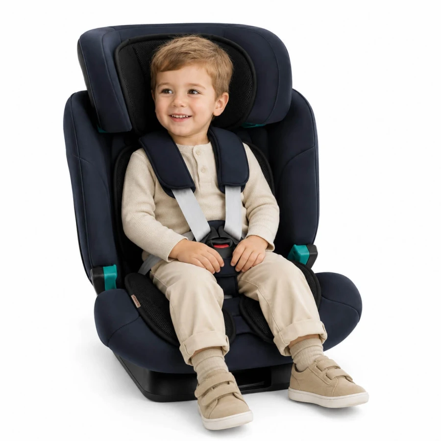 Oddychająca wkładka do fotelika Air Kid 9-18 kg - black / Zaffiro