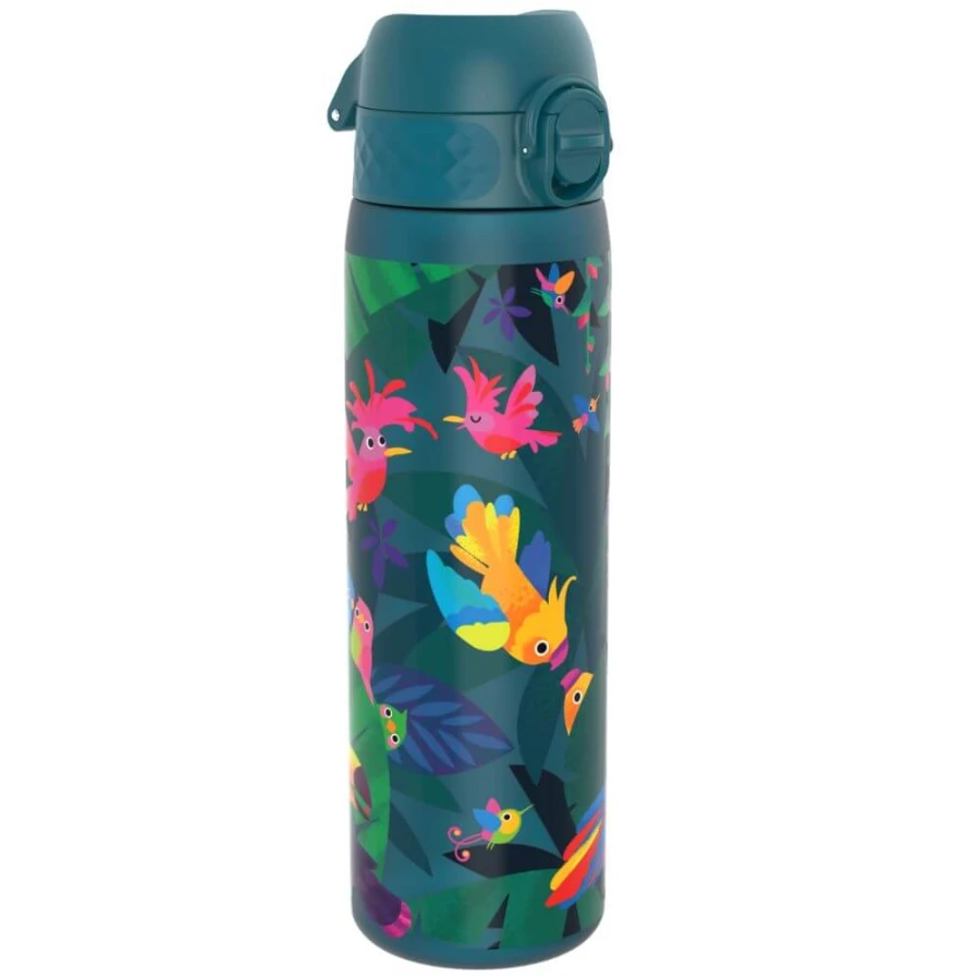 Wąska butelka na napoje - Exotic Birds, 500ml / ION8®