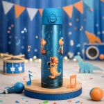 Stalowa butelka Double Wall - Dino Band, 500ml / ION8®