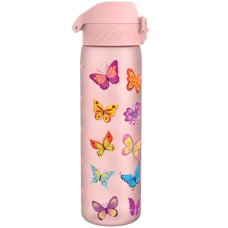 Wąska butelka na napoje - Butterflies, 500ml / ION8®