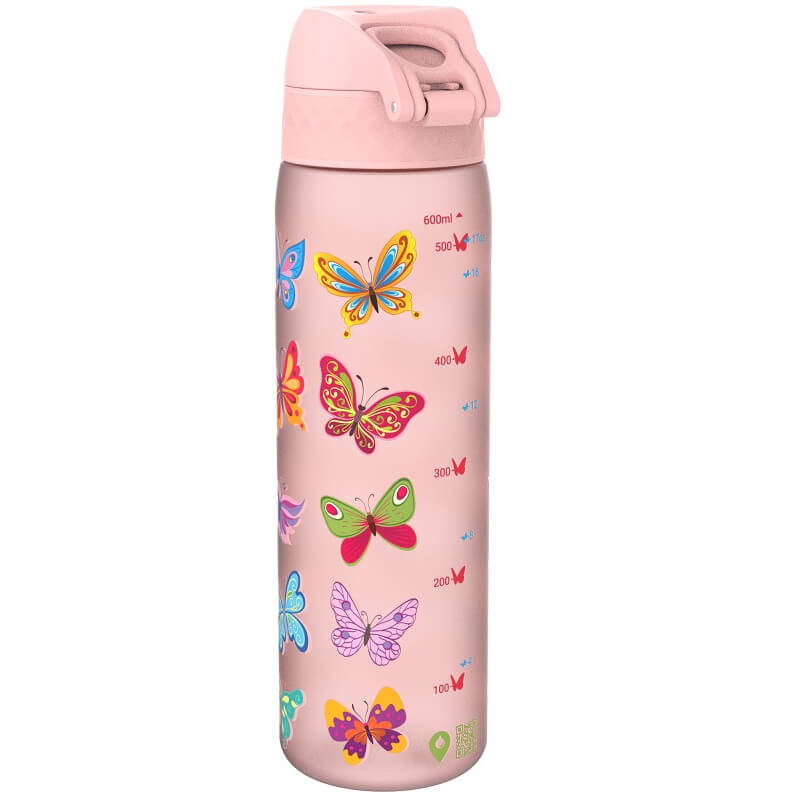 Wąska butelka na napoje - Butterflies, 500ml / ION8®