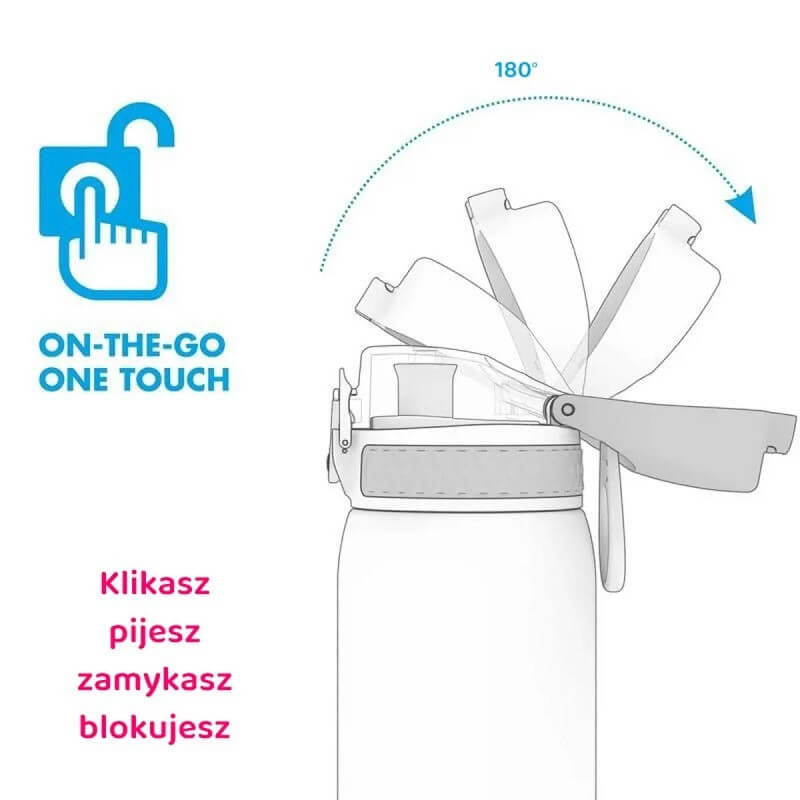 Wąska butelka na napoje - Butterflies, 500ml / ION8®