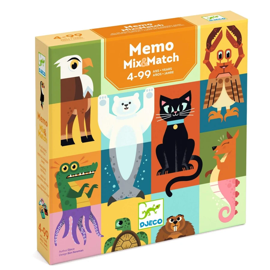 Gra logiczna MEMO MIX&MATCH / Djeco