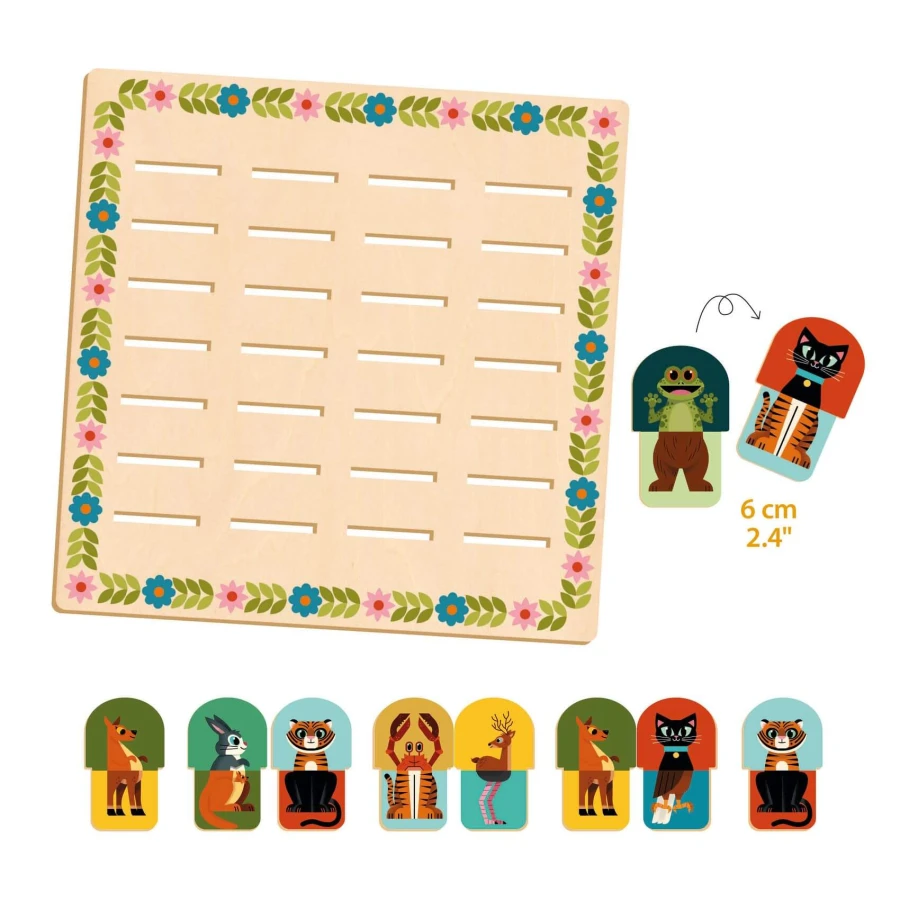 Gra logiczna MEMO MIX&MATCH / Djeco
