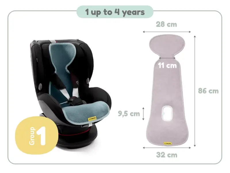 Wkładka antypotowa do fotelika 9-18kg - Ladybug / AeroMoov