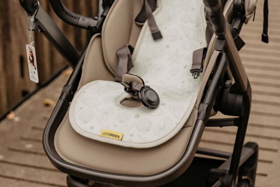 Wkładka antypotowa do wózka Buggy - Seashell Olive / AeroMoov
