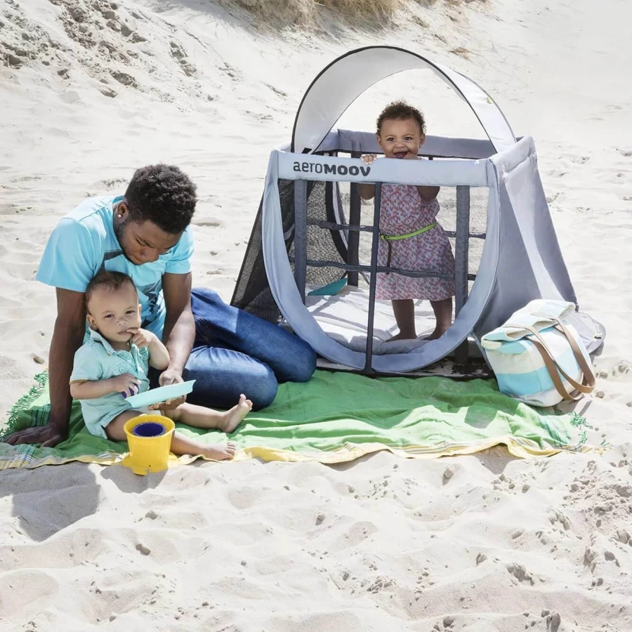 Łóżeczko turystyczne Instant Travel Cot - Grey Rock / AeroMoov