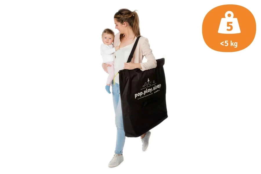 Łóżeczko turystyczne Instant Travel Cot - Grey Rock / AeroMoov