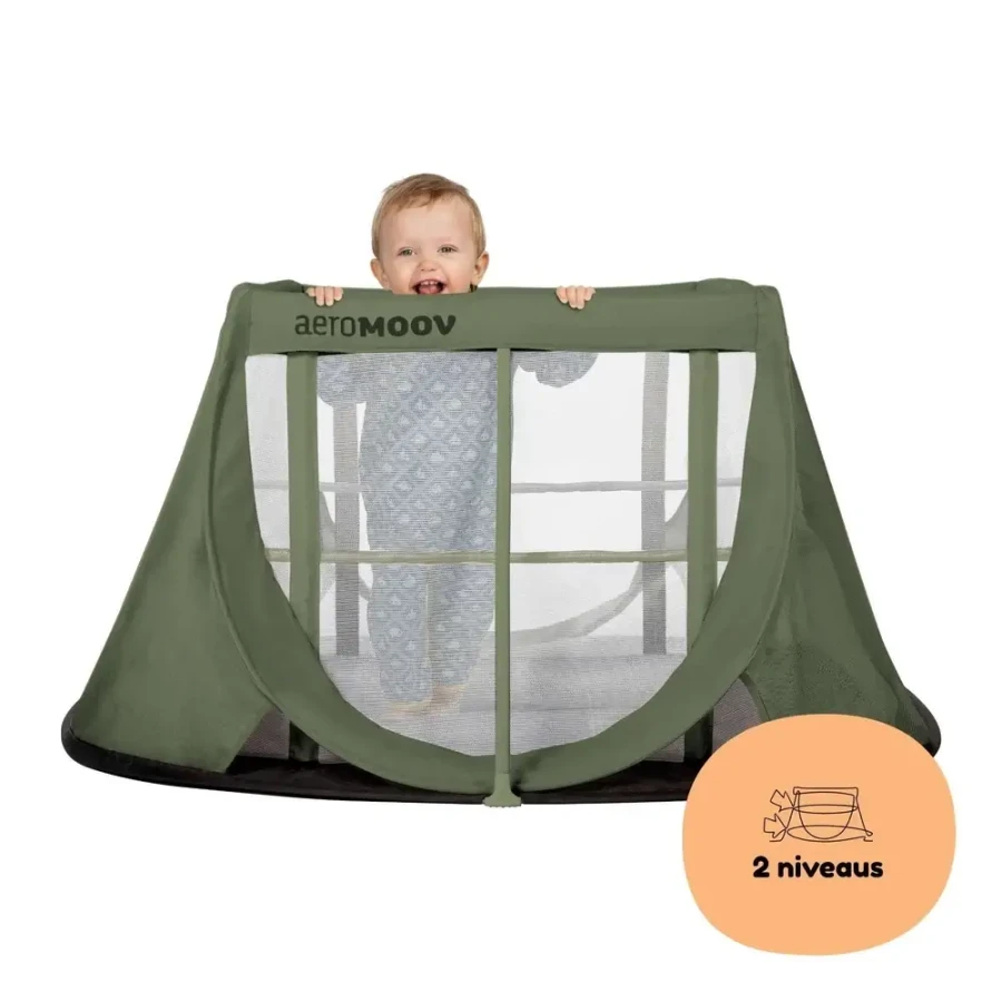 Łóżeczko turystyczne Instant Travel Cot - Green Moss / AeroMoov