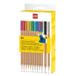 Kredki LEGO® z temperówką klockiem mocującym, 12 kolorów / LEGO®