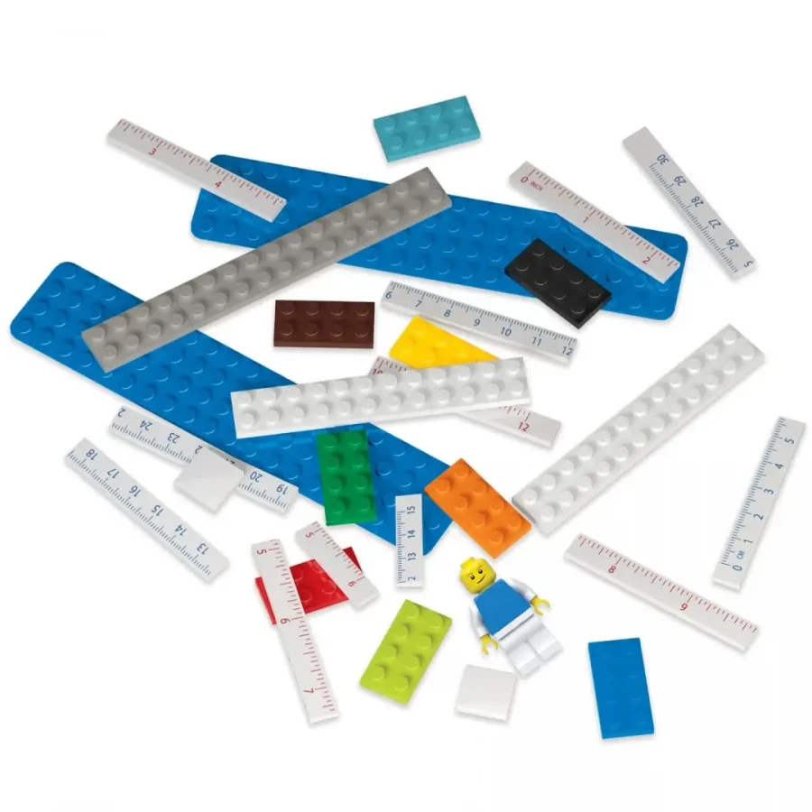 Linijka z klocków LEGO® do zbudowania z Minifigurką / LEGO®